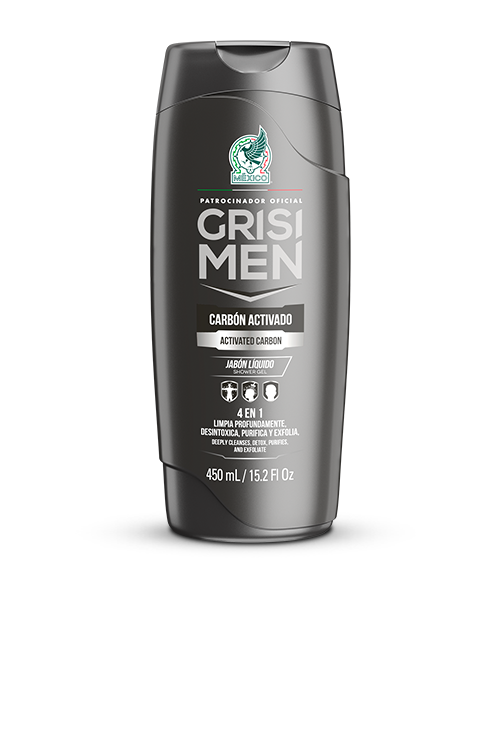 Grisi Men Jabón Líquido Carbón Activado
